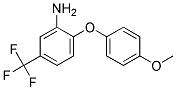 3-AMINO-4-(4-METHOXYPHENOXY)BENZOTRIFLUORID Struktur