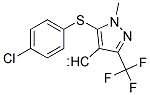 [5-(4-CHLOROPHENYLTHIO)-1-METHYL-3-(TRIFLUOROMETHYL)-1H-PYRAZOL-4-YL]METHANO Struktur