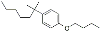 2-Butoxy-5-tert-octyl benzene;P-tertoctylphenyl butyl ether Struktur