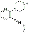 2-Piperazin-1-yl-nicotinonitrile hydrochloride Struktur