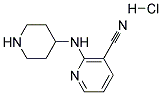 2-(Piperidin-4-ylamino)nicotinonitrile hydrochloride Struktur