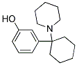 3-(1-Piperidinylcyclohexyl)phenol Struktur