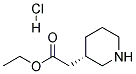 Ethyl (S)-3-piperidineacetate hydrochloride Struktur