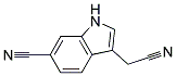 6-Cyanoindole-3-acetonitrile Struktur