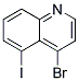 4-Bromo-5-iodoquinoline Struktur