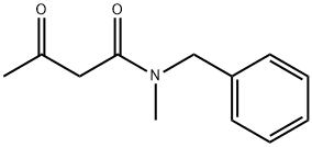 N-BENZYL-N-METHYLACETOACETAMIDE Struktur