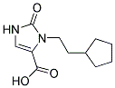 3-(2-Cyclopentylethyl)-2-Oxo-4-Imidazole-Carboxylic Acid Struktur