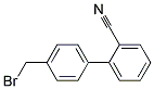 4'-(bromomethyl)[1,1'-biphenyl]-2-carbonitrile Struktur