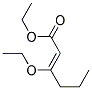 3-Ethoxy-2-hexenoic acid ethyl ester Struktur