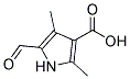 3,5-Dimethyl-2-formyl-1H-pyrrole-4-carboxylic acid Struktur