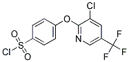 4-{[3-Chloro-5-(trifluoromethyl)pyridin-2-yl]oxy}benzenesulphonyl chloride Struktur