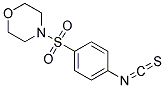 4-[(4-Isothiocyanatobenzene)sulphonyl]morpholine Struktur