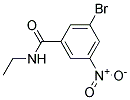 3-Bromo-N-ethyl-5-nitrobenzamide Struktur