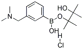 3-[(N,N-Dimethylamino)methyl]benzeneboronic acid pinacol ester hydrochloride Struktur