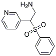 3-[2-Amino-1-(phenylsulphonyl)ethyl]pyridine Struktur