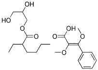 GLYCERYL ETHYLHEXANOATE DIMETHOXYCINNAMATE Struktur