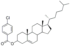 CHOLESTERYL p-CHLOROBENZOATE Struktur