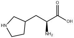 3-(3-Pyrrolidinyl)-L-alanine Struktur