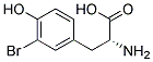 3-Bromo-D-tyrosine Struktur