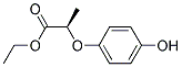 Ethyl (2R)-2-(4-hydroxyphenoxy)propanoate Struktur