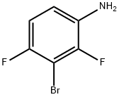 3-Bromo-2,4-difluoroaniline Struktur