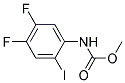 (4,5-DIFLUORO-2-IODO-PHENYL)-CARBAMIC ACID METHYL ESTER Struktur