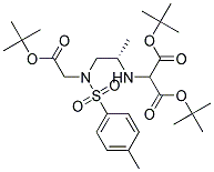 [[(S)-2-(BIS-TERT-BUTOXYCARBONYLMETHYL-AMINO)-PROPYL]-(TOLUENE-4-SULFONYL)-AMINO]-ACETIC ACID TERT-BUTYL ESTER Struktur