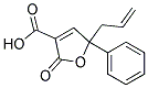 5-ALLYL-2-OXO-5-PHENYL-2,5-DIHYDRO-FURAN-3-CARBOXYLIC ACID Struktur