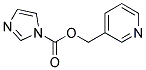 IMIDAZOLE-1-CARBOXYLIC ACID PYRIDIN-3-YLMETHYL ESTER Struktur