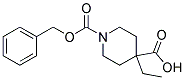 PIPERIDINE-1,4-DICARBOXYLIC ACID 1-BENZYL ESTER 4-ETHYL ESTER Struktur