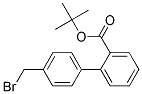 t-Butyl-4'(bromomethyl)-biphenyl-2-carboxylate Struktur