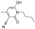 3-Cyano-4-Methyl-6-Hydroxy-N-Butyl-2-Pyridone Struktur