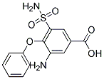 3-Amino-5-Aminosulfonyl-4-Phenoxybenzoic Acid Struktur