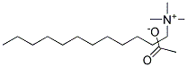 Dodecyl trimethyl ammonium acetate Struktur