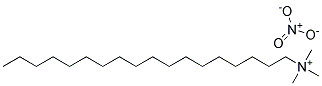 Octadecy trimethyl ammonium nitrate Struktur