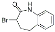 3-Bromo-2,3,4,5-Tetrahydro-1H-1-Benzazepin-2-One Struktur