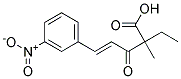 Methylethyl-3-NitroBenzylideneAcetoacetate Struktur