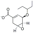 (3R,4S,5S)-4,5-Epoxy-3-(1-Ethyl-Propoxy)-Cyclohex-1-Ene-1-Carboxylate Struktur