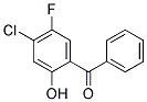 4-Chloro-2hydroxy-5fluorobenzophenone Struktur