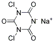 SODIUM DICHLOROISOCYANURIC ACID Struktur