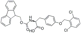 N-FMOC-O-2,6-DICHLOROBENZYL-L-TYROSINE Struktur