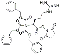 N-ALPHA,N,N-TRI-CBZ-L-ARGININE N-HYDROXYSUCCINIMIDE ESTER Struktur