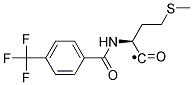 N-[4-(TRIFLUOROMETHYL)BENZOYL]-L-METHIONYL Struktur