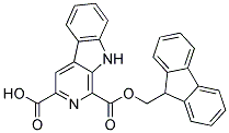 FMOC-9H-BETA-CARBOLINE-3-CARBOXYLIC ACID Struktur