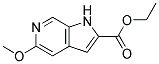 ETHYL 5-METHOXY-1H-PYRROLO[2,3-C]PYRIDINE-2-CARBOXYLATE Struktur