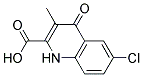 6-CHLORO-1,4-DIHYDRO-3-METHYL-4-OXOQUINOLINE-2-CARBOXYLIC ACID Struktur