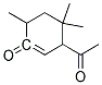 6-ACETYL-3,5,5-TRIMETHYLCYCLO-HEXEN-2-ONE Struktur