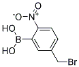 5-(BROMOMETHYL)-2-NITROPHENYLBORONIC ACID Struktur