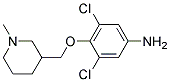 4-((1-METHYLPIPERIDIN-3-YL)METHOXY)-3,5-DICHLOROBENZENAMINE Structure