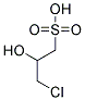 3-CHLORO-2-HYDROXY-1-PROPANESULFONIC ACID Struktur